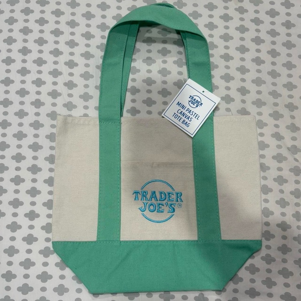 Trader Joe's Mint Mini Tote